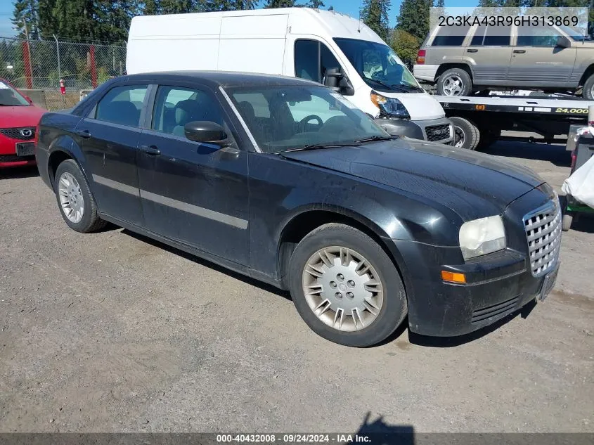 2006 Chrysler 300 VIN: 2C3KA43R96H313869 Lot: 40432008