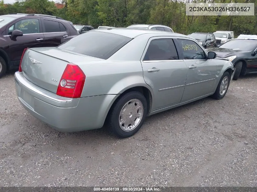 2006 Chrysler 300 Touring VIN: 2C3KA53G26H336527 Lot: 40458139