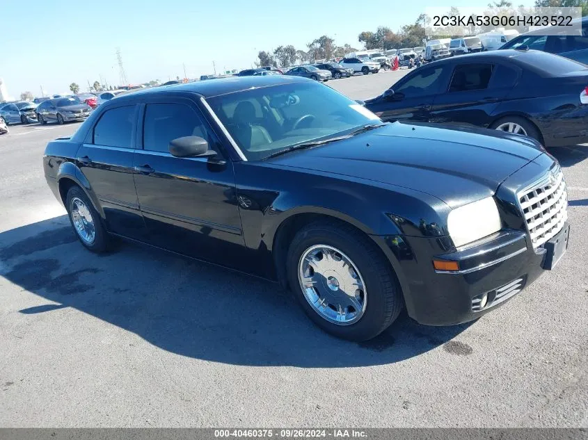 2006 Chrysler 300 Touring VIN: 2C3KA53G06H423522 Lot: 40460375