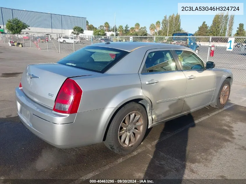 2006 Chrysler 300 Touring VIN: 2C3LA53G46H324724 Lot: 40463295