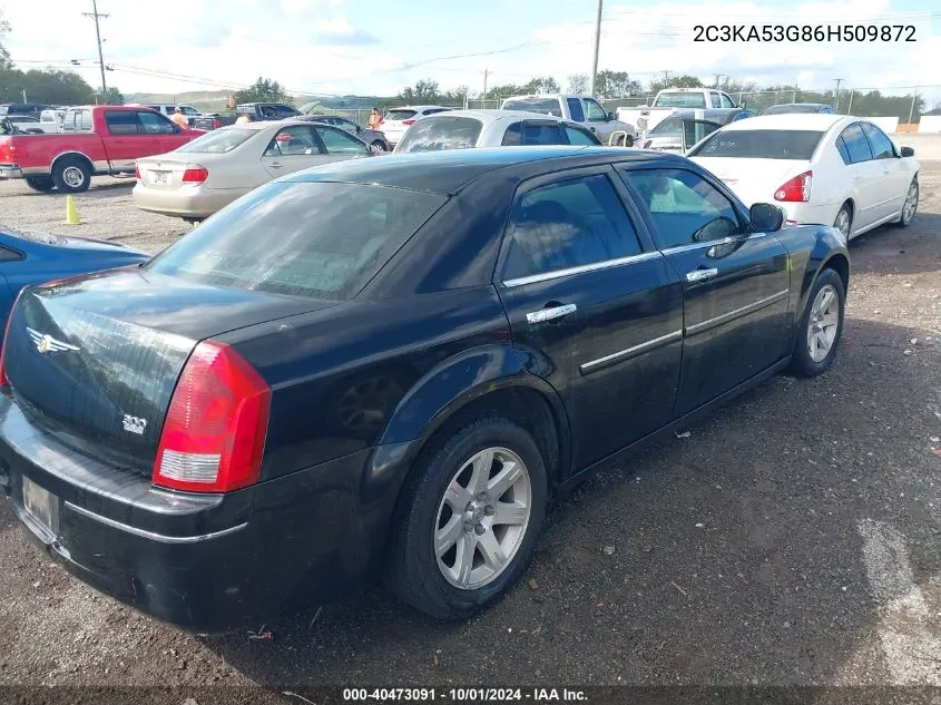 2006 Chrysler 300 Touring VIN: 2C3KA53G86H509872 Lot: 40473091