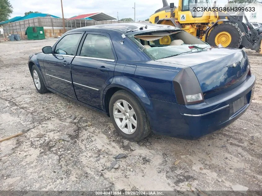 2006 Chrysler 300 Touring VIN: 2C3KA53G86H399633 Lot: 40473694