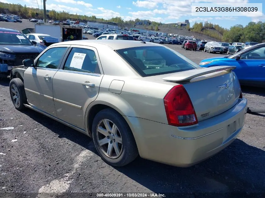 2006 Chrysler 300 Touring VIN: 2C3LA53G86H308039 Lot: 40509391