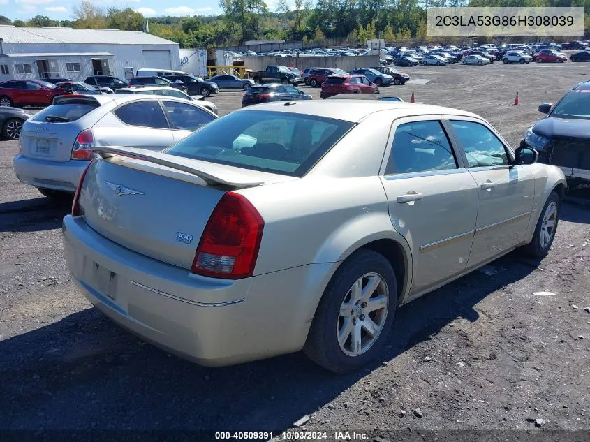 2006 Chrysler 300 Touring VIN: 2C3LA53G86H308039 Lot: 40509391