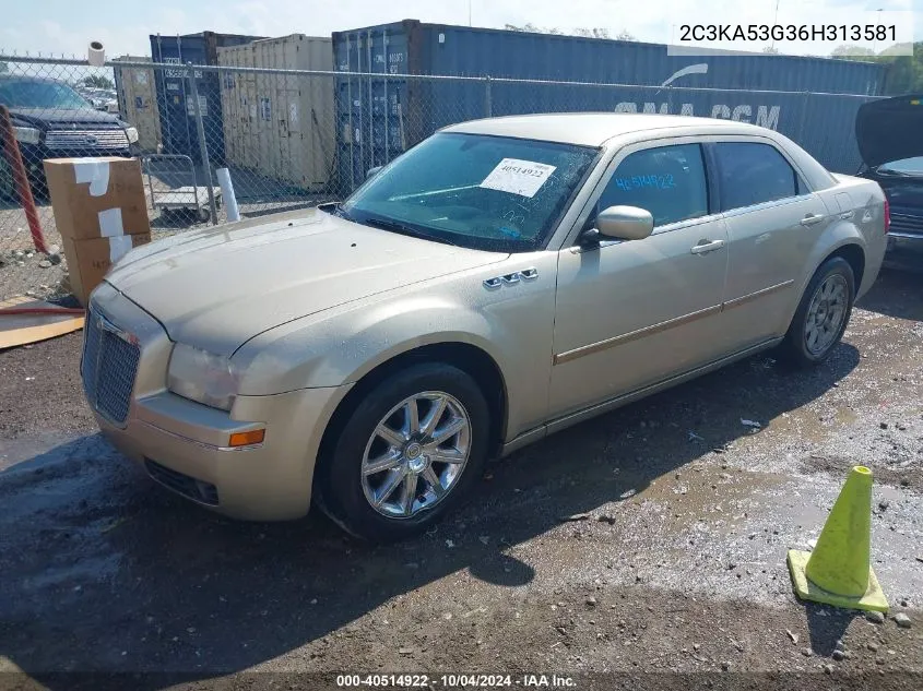 2006 Chrysler 300 Touring VIN: 2C3KA53G36H313581 Lot: 40514922