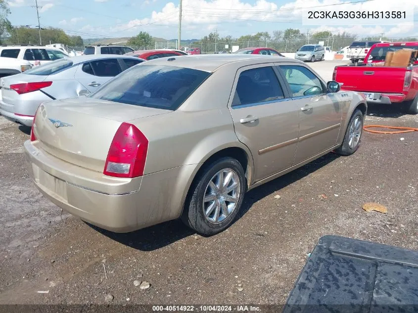 2006 Chrysler 300 Touring VIN: 2C3KA53G36H313581 Lot: 40514922