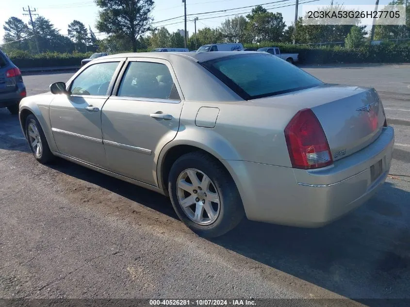 2006 Chrysler 300 Touring VIN: 2C3KA53G26H27705 Lot: 40526281