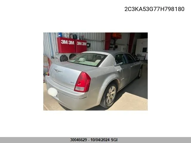 2007 Chrysler 300 Touring VIN: 2C3KA53G77H798180 Lot: 30046629