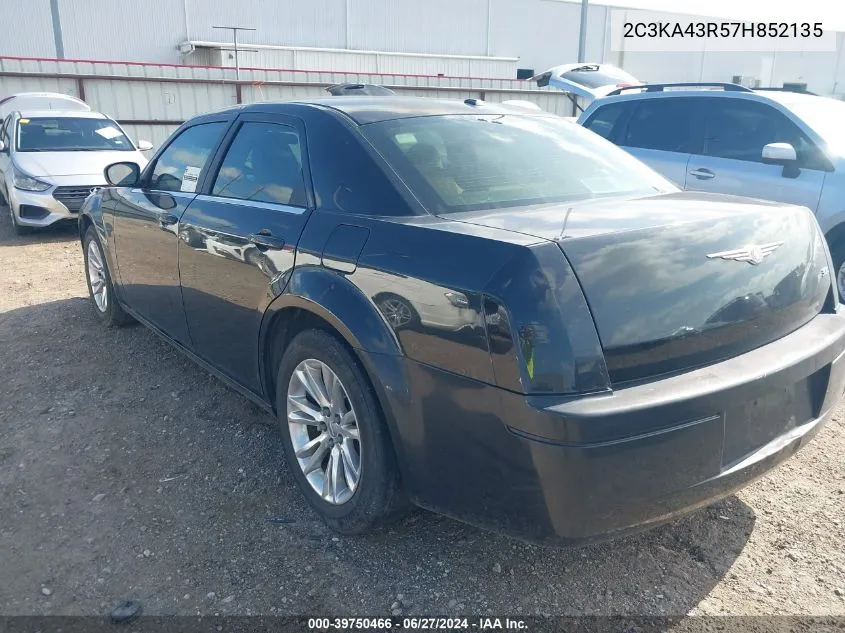 2007 Chrysler 300 VIN: 2C3KA43R57H852135 Lot: 39750466