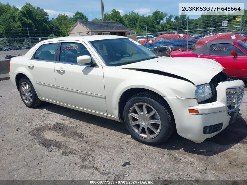 2007 Chrysler 300 Touring VIN: 2C3KK53G77H648664 Lot: 39777239