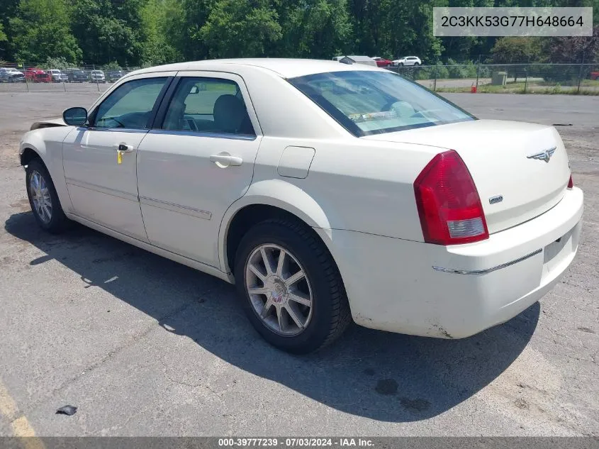 2007 Chrysler 300 Touring VIN: 2C3KK53G77H648664 Lot: 39777239