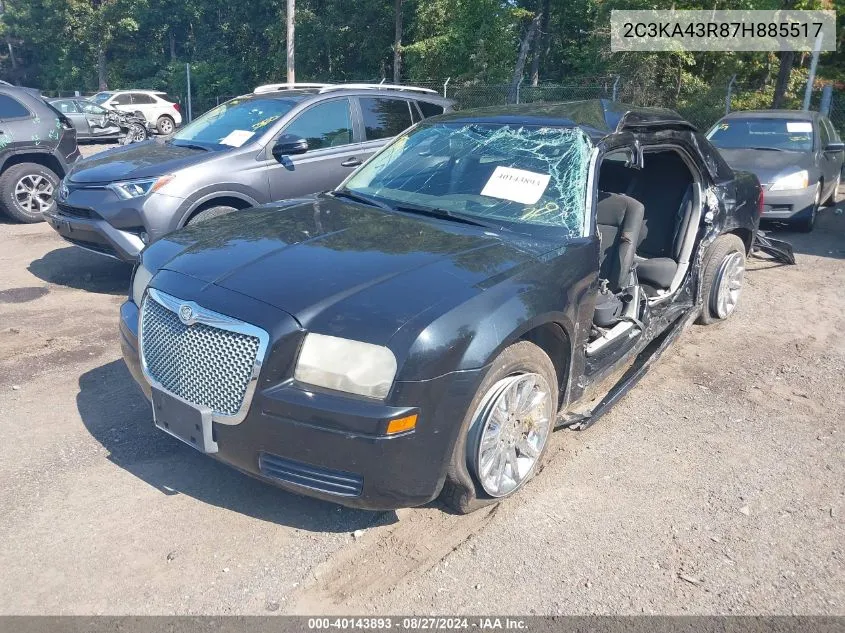 2007 Chrysler 300 VIN: 2C3KA43R87H885517 Lot: 40143893