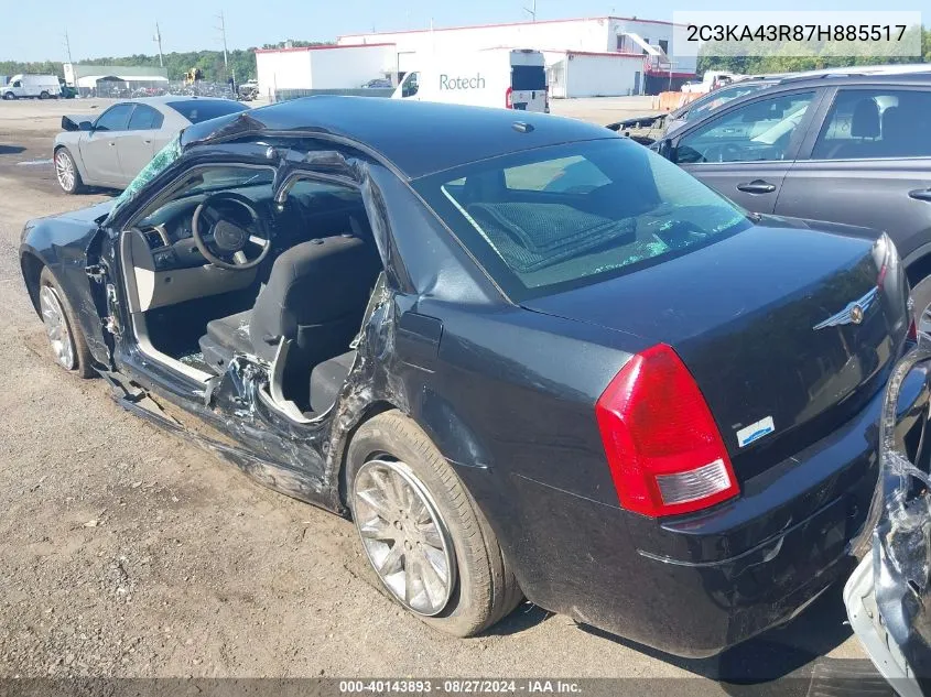 2007 Chrysler 300 VIN: 2C3KA43R87H885517 Lot: 40143893