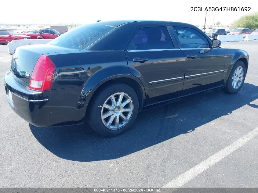 2007 Chrysler 300 Touring VIN: 2C3LA53G47H861692 Lot: 40211375