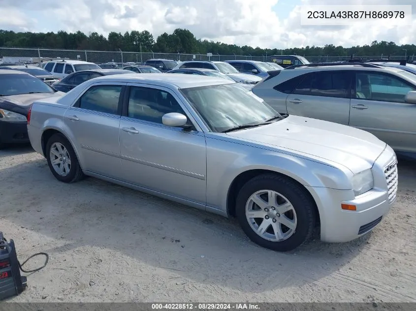 2007 Chrysler 300 VIN: 2C3LA43R87H868978 Lot: 40228512