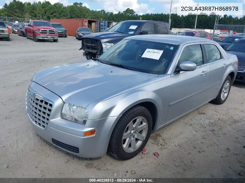 2007 Chrysler 300 VIN: 2C3LA43R87H868978 Lot: 40228512