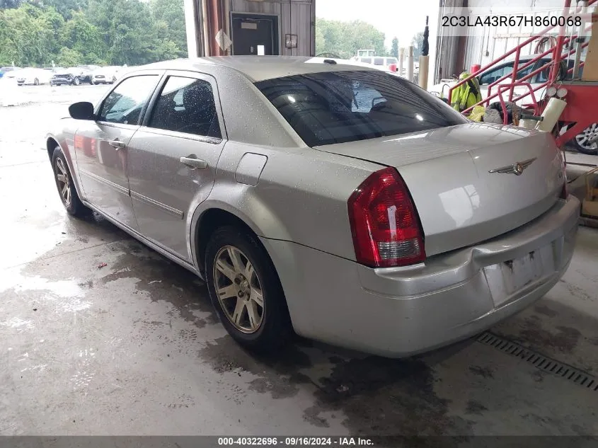 2007 Chrysler 300 VIN: 2C3LA43R67H860068 Lot: 40322696