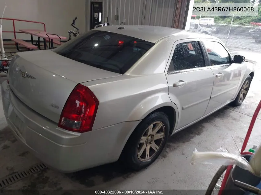 2007 Chrysler 300 VIN: 2C3LA43R67H860068 Lot: 40322696