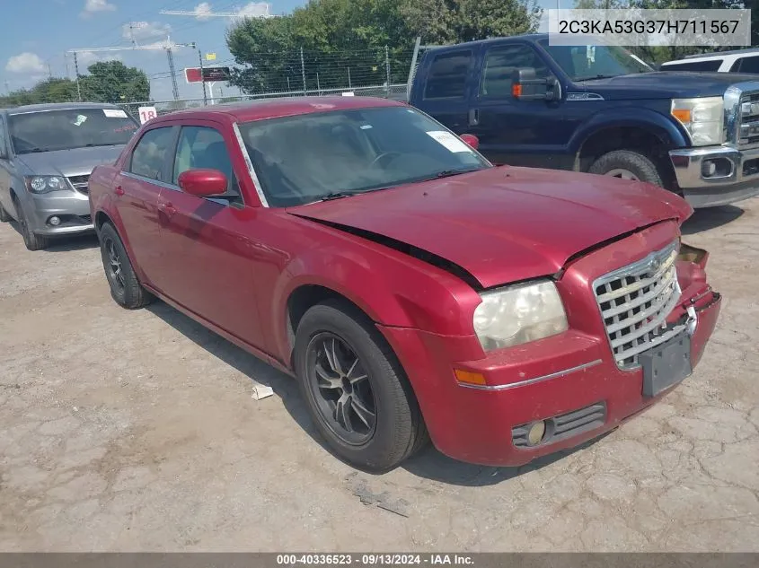 2007 Chrysler 300 Touring VIN: 2C3KA53G37H711567 Lot: 40336523