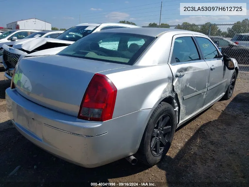 2007 Chrysler 300 Touring VIN: 2C3LA53G97H612725 Lot: 40341998