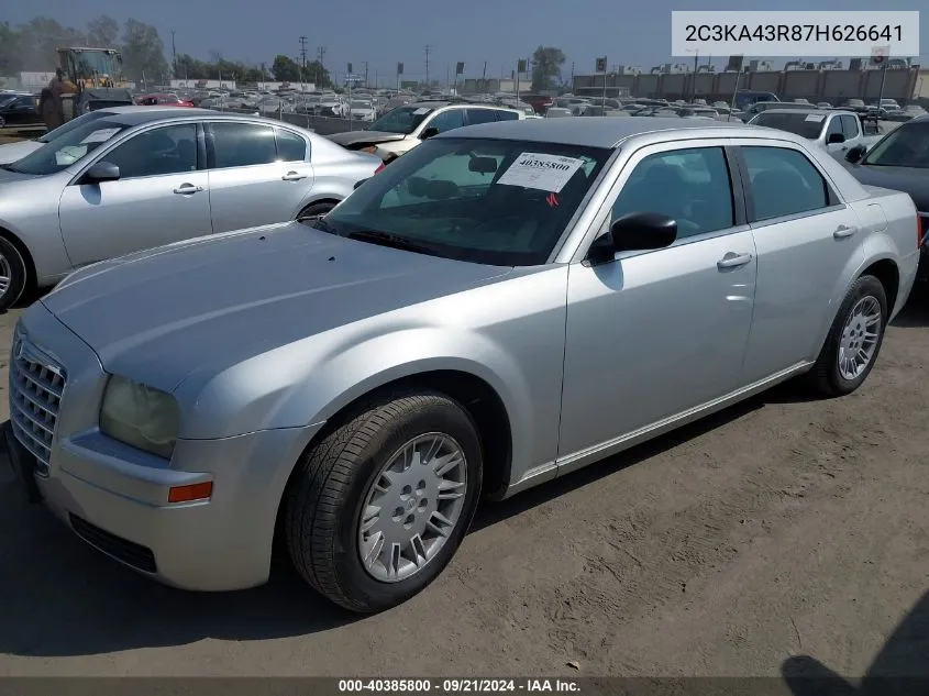 2C3KA43R87H626641 2007 Chrysler 300