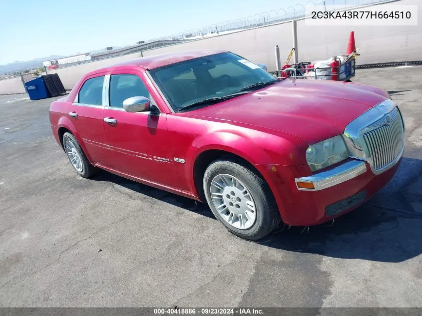 2007 Chrysler 300 VIN: 2C3KA43R77H664510 Lot: 40418886