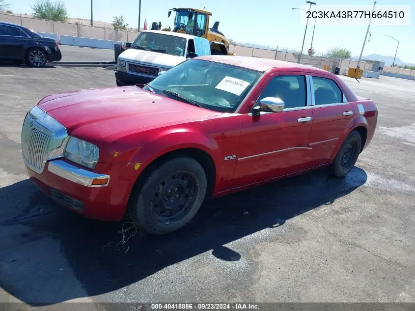 2007 Chrysler 300 VIN: 2C3KA43R77H664510 Lot: 40418886