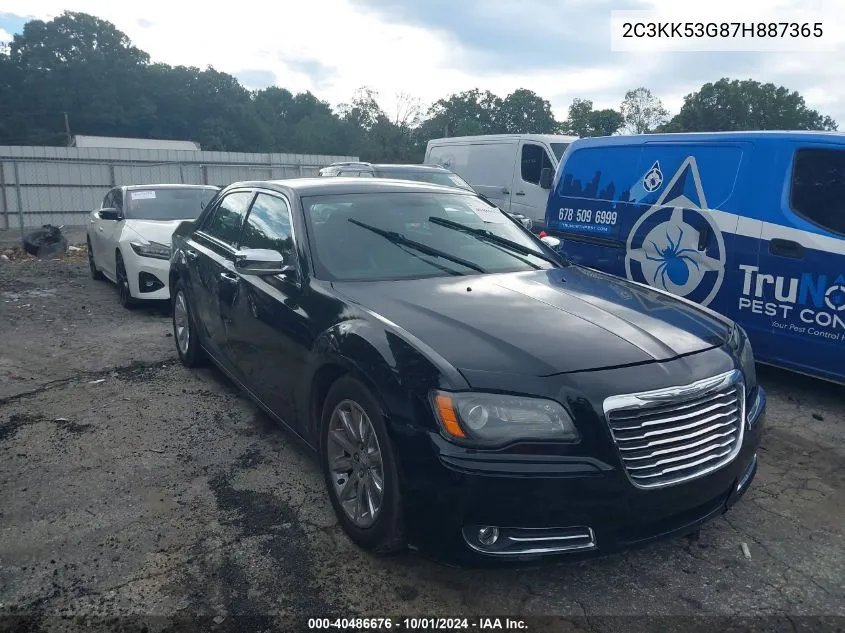 2007 Chrysler 300 Touring VIN: 2C3KK53G87H887365 Lot: 40486676