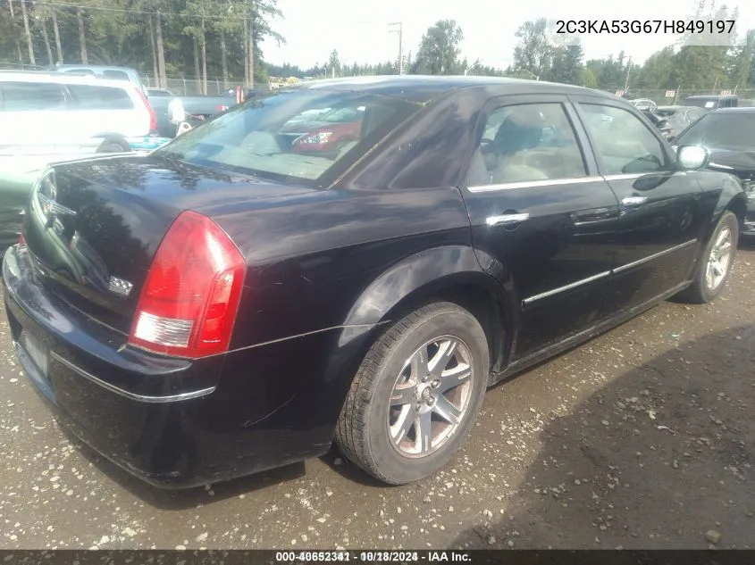 2007 Chrysler 300 Touring VIN: 2C3KA53G67H849197 Lot: 40652341