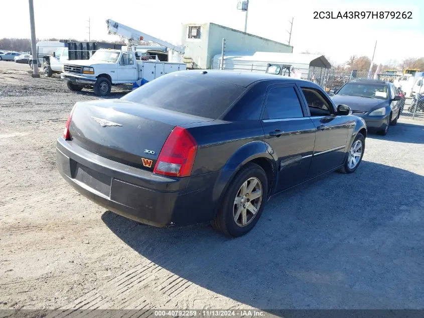 2007 Chrysler 300 VIN: 2C3LA43R97H879262 Lot: 40792259