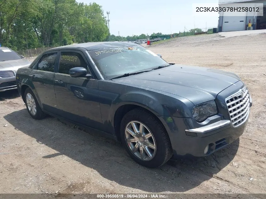 2008 Chrysler 300 Limited VIN: 2C3KA33G78H258012 Lot: 39550519