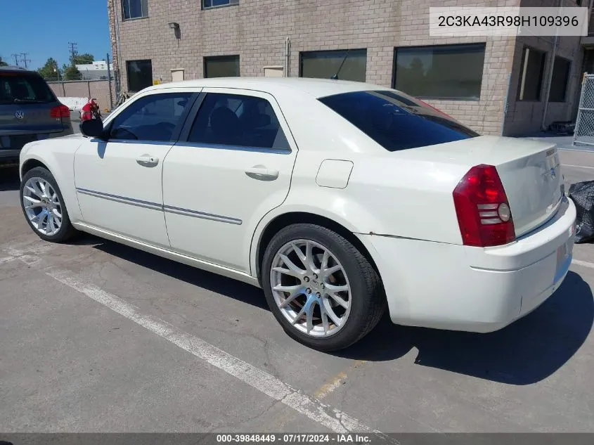 2008 Chrysler 300 Lx VIN: 2C3KA43R98H109396 Lot: 39848449