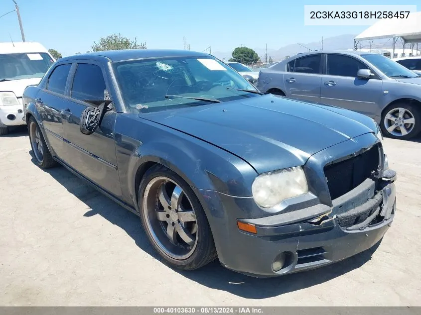 2008 Chrysler 300 Limited VIN: 2C3KA33G18H258457 Lot: 40103630