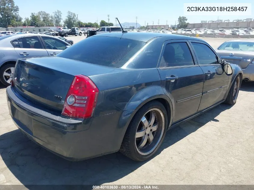 2008 Chrysler 300 Limited VIN: 2C3KA33G18H258457 Lot: 40103630