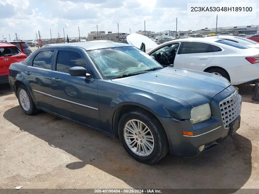 2008 Chrysler 300 Touring VIN: 2C3KA53G48H189100 Lot: 40190404