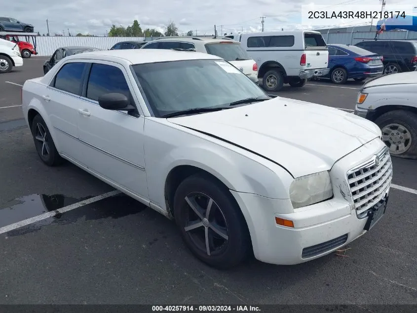 2008 Chrysler 300 Lx VIN: 2C3LA43R48H218174 Lot: 40257914