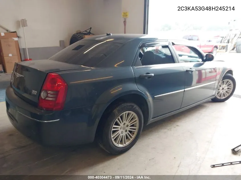 2008 Chrysler 300 Touring VIN: 2C3KA53G48H245214 Lot: 40304473