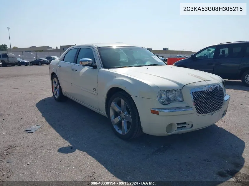 2008 Chrysler 300 Touring VIN: 2C3KA53G08H305215 Lot: 40330194