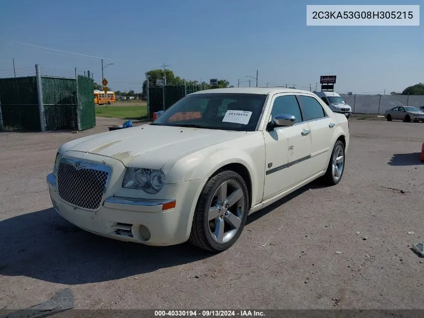 2008 Chrysler 300 Touring VIN: 2C3KA53G08H305215 Lot: 40330194