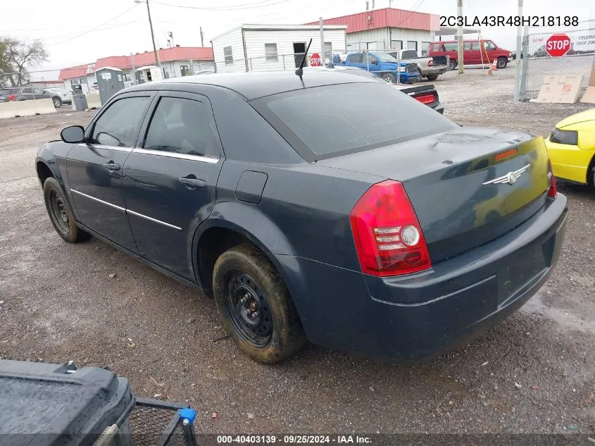 2008 Chrysler 300 Lx VIN: 2C3LA43R48H218188 Lot: 40403139