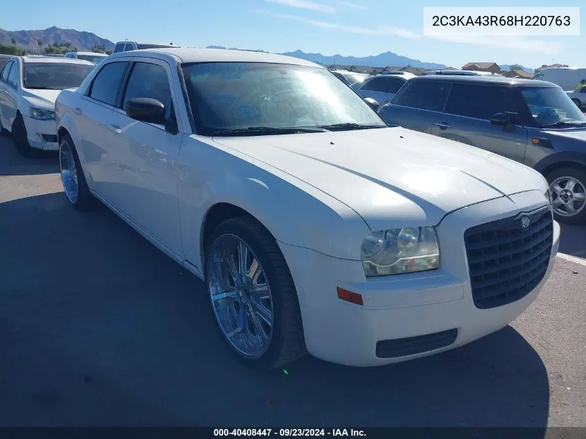 2008 Chrysler 300 Lx VIN: 2C3KA43R68H220763 Lot: 40408447