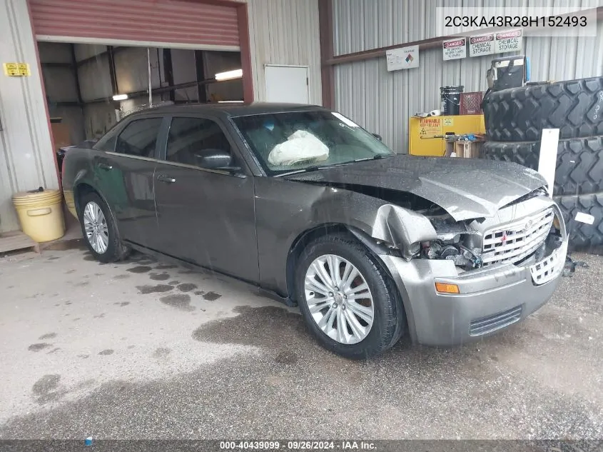 2008 Chrysler 300 Lx VIN: 2C3KA43R28H152493 Lot: 40439099