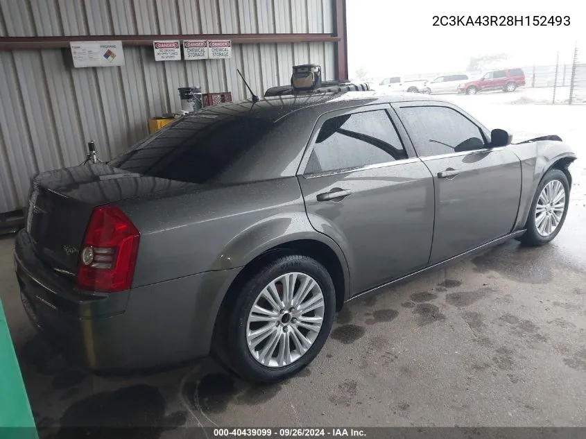 2008 Chrysler 300 Lx VIN: 2C3KA43R28H152493 Lot: 40439099