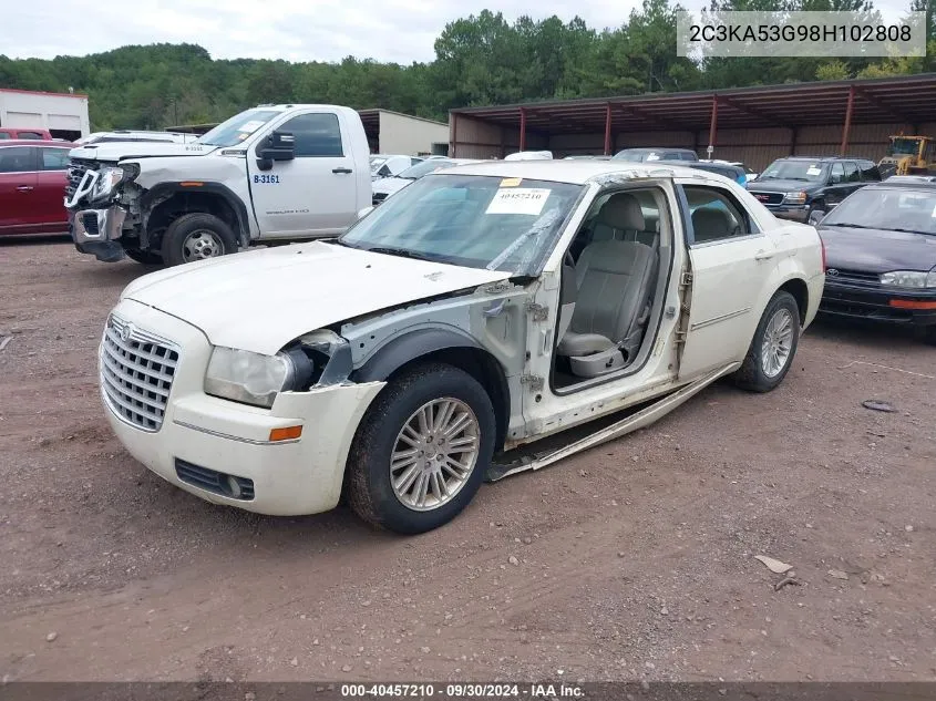 2008 Chrysler 300 Touring VIN: 2C3KA53G98H102808 Lot: 40457210