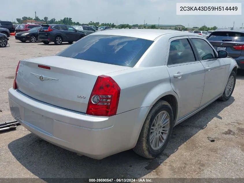 2C3KA43D59H514449 2009 Chrysler 300 Lx