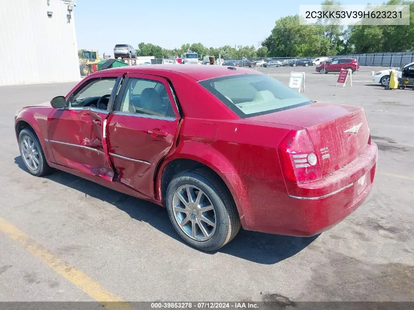 2009 Chrysler 300 Touring/Signature Series VIN: 2C3KK53V39H623231 Lot: 39853278