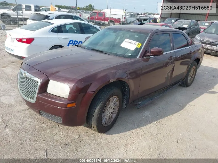 2C3KA43D29H516580 2009 Chrysler 300 Lx