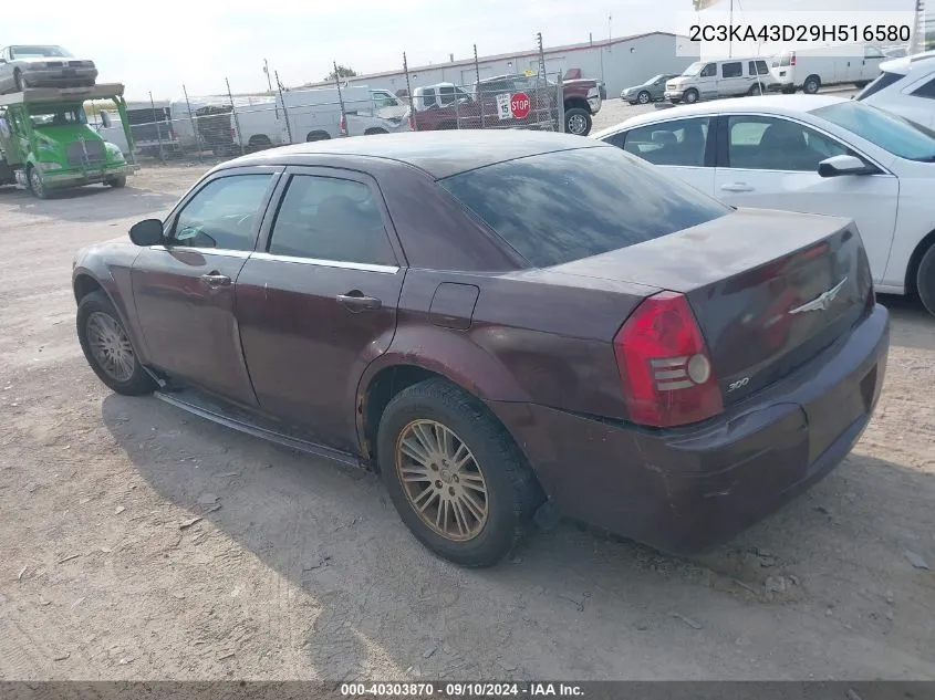 2C3KA43D29H516580 2009 Chrysler 300 Lx