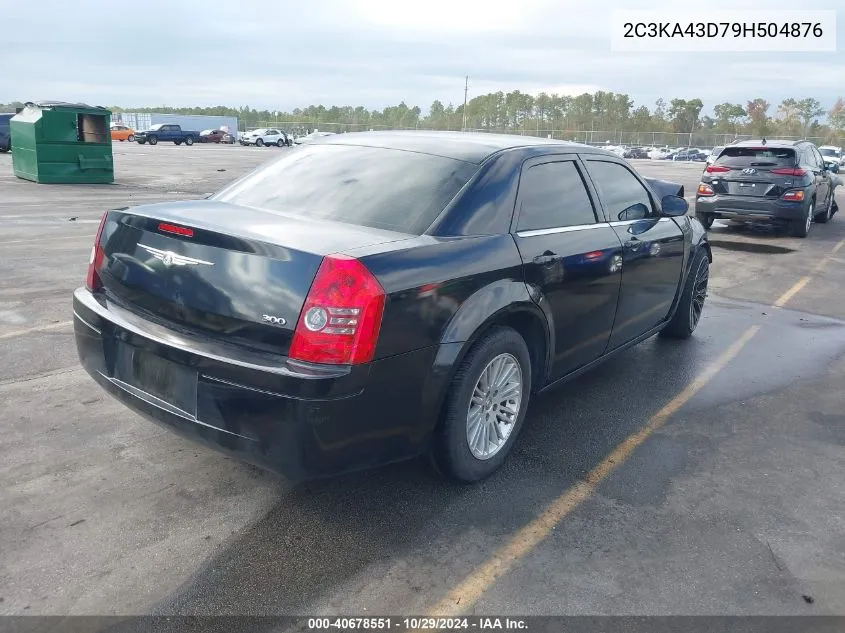 2009 Chrysler 300 Lx VIN: 2C3KA43D79H504876 Lot: 40678551