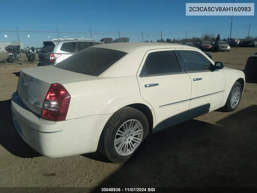 2010 Chrysler 300 Touring VIN: 2C3CA5CV8AH160983 Lot: 30048936